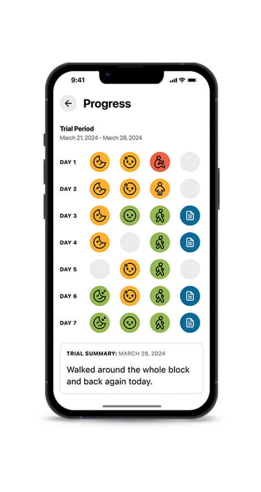 The Your Journey screen in the mySCS app.