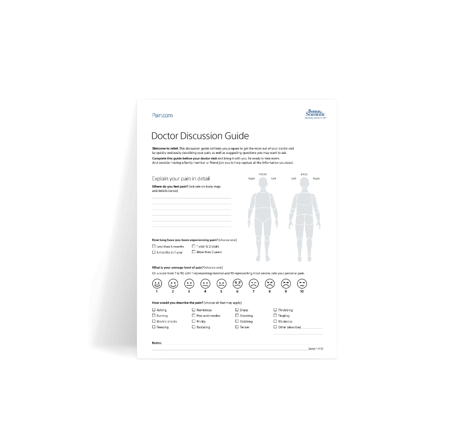 The Pain.com Doctor Discussion Guide